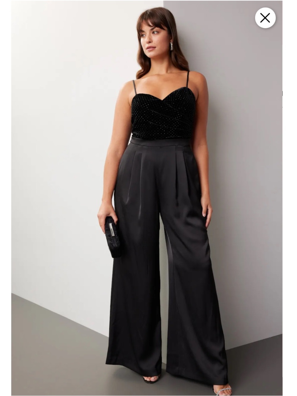 Liv Foster Velvet Jumpsuit, Size: 14